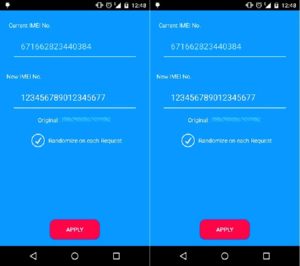 XPOSED IMEI Changer